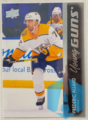 2021-22 Upper Deck #483 Frederic Allard YOUNG GUNS ROOKIE